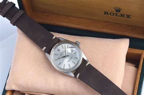 rolex 16014 leather strap|rolex 16014 men's 36mm datejust.